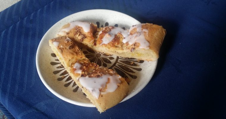 Grandmother`s easy Danish kringle.