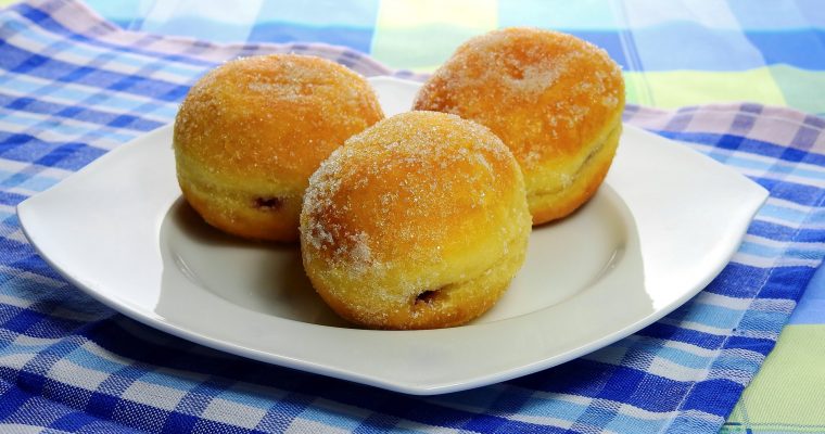 Jam filled Donuts.